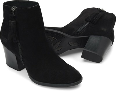 born black suede boots
