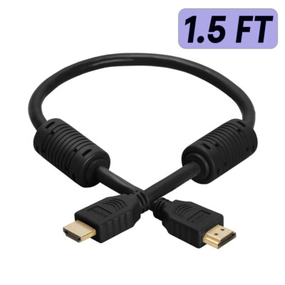28AWG HDMI Cord With Ferrite Cores ARC 3D 4K HDMI Cable Ultra HD HDTV Monitor PC