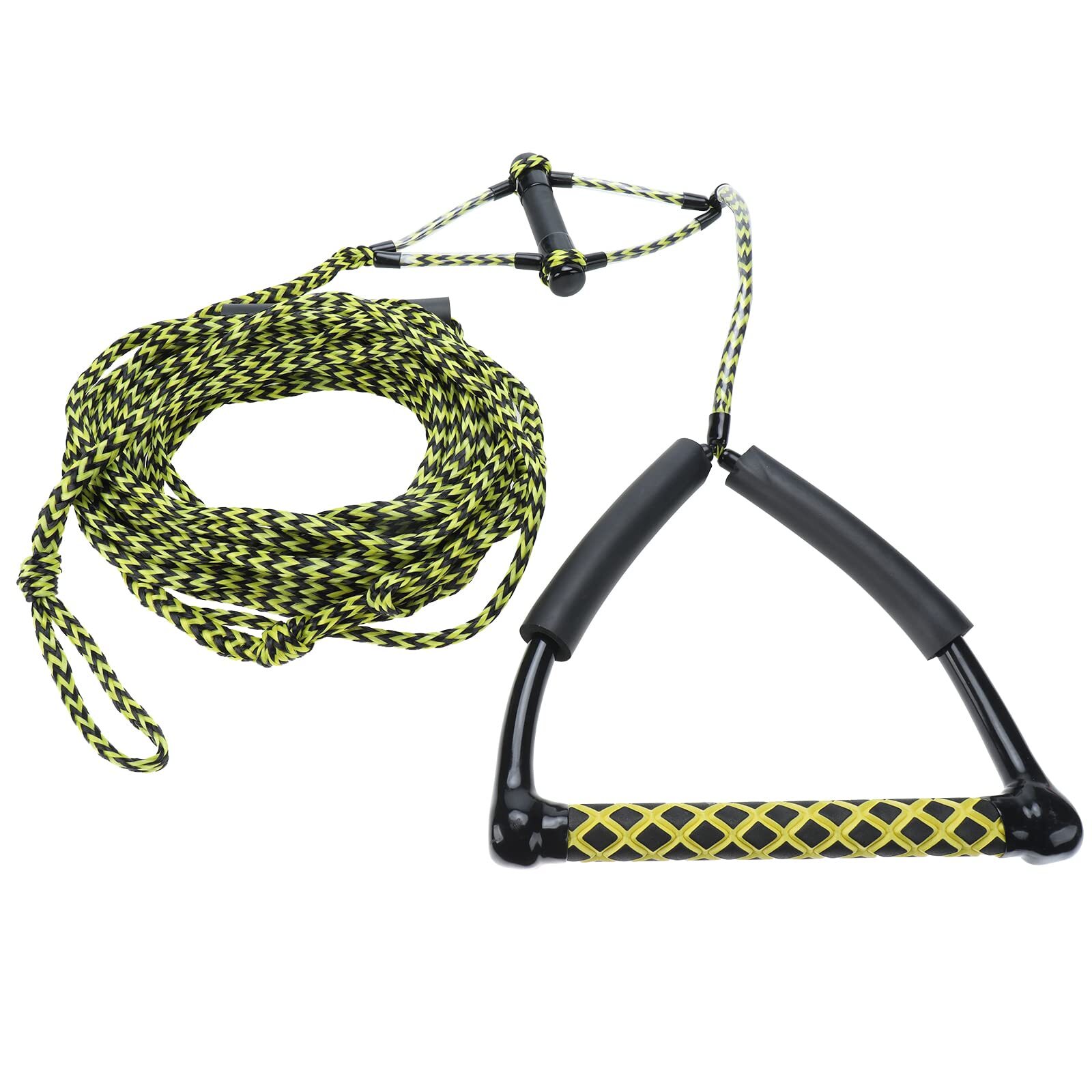 Wakeboard Rope Ski Rope with Floating Handles and EVA Grip, 4 Sections