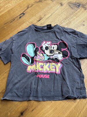 Zara Mickey Mouse Tshirt. T-shirt Gr.: 140 Mädchen Kurzarm Kurz