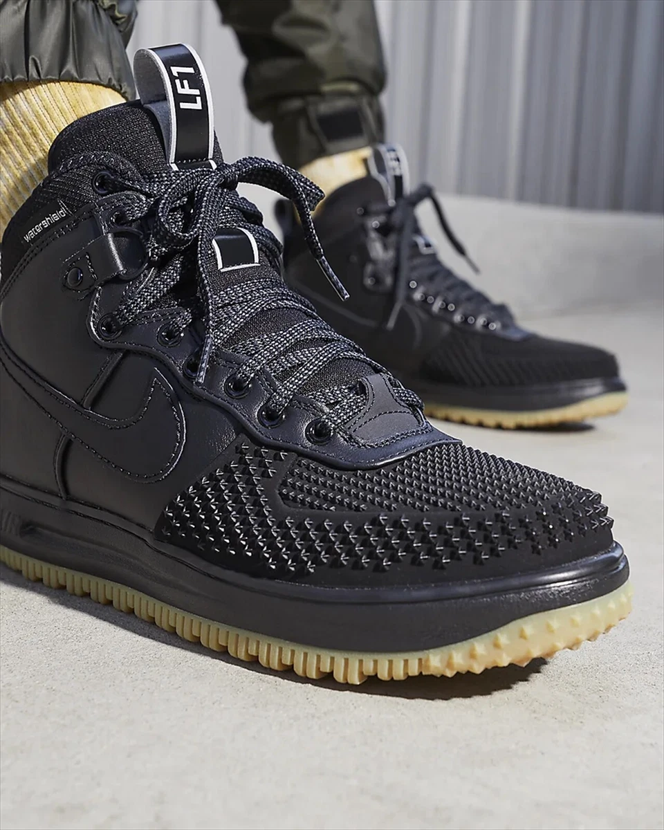 Leyenda Relación Anémona de mar Nike Lunar Force 1 High Duck Boots black 805899-003 US 12 | eBay