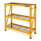 00002579
Yellow 3-Tier Wire Steel Garage Storage Shelving Unit (50 in. W x 48 in. H x 18