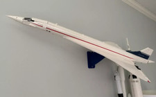 Angled Wall Mount Display for Lego Concorde 10318