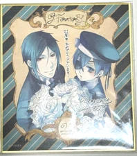 Black Butler G Fantasy Museum Mini Autograph Shikishi 21st Sebastian Ciel JP