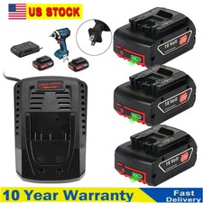 Battery&  For Bosch 18V BAT609 5.0Ah BAT618 B...