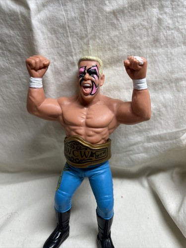 1990 WCW Galoob Sting Action Figure w/ Championshi...