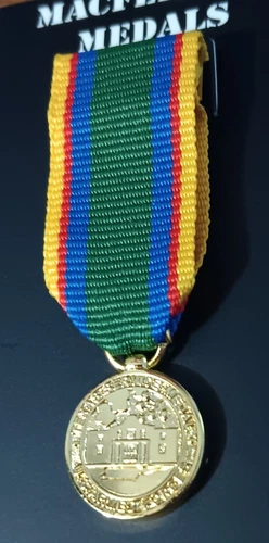 Anodized Miniature Texas Federal Service Medal Mini