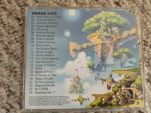 Solatorobo Red the Hunter Nintendo DS Music CD Soundtrack