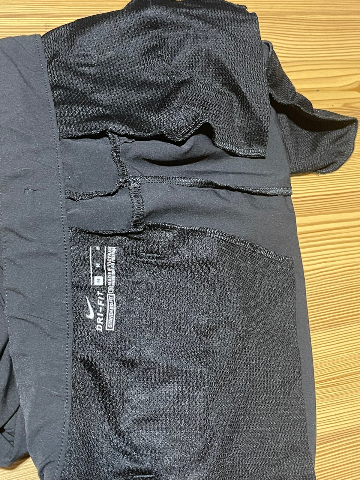 Nike Pants Mens M Black Dry Fit Standard Fit Stretch Joggers Workout