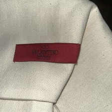 Valentino Garavani Dust Bag 13  x12" Cream Made in Italy
