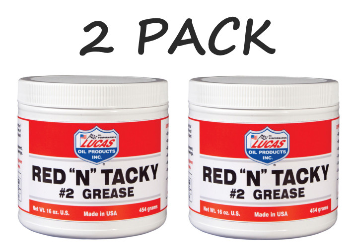 Red "n" Tacky Grease, 1 Pound Tub, 16 Ounces 2-pack