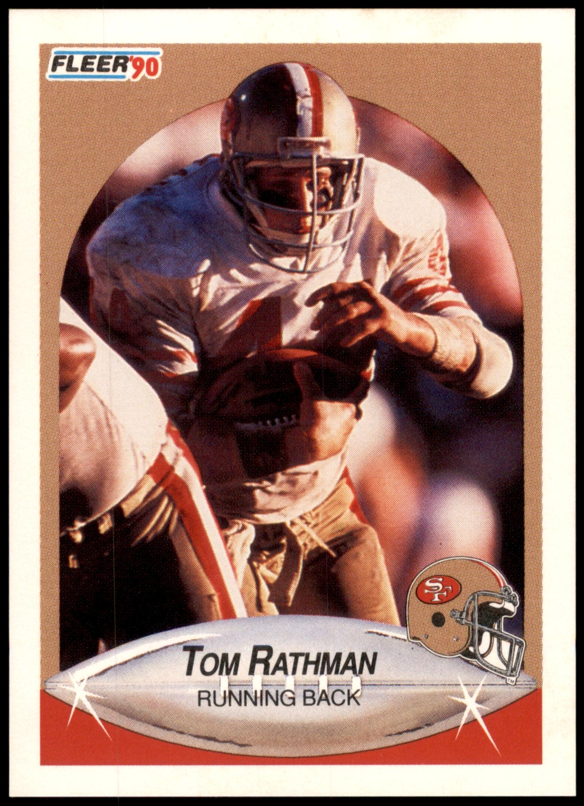 Tom Rathman #12 1990 Fleer