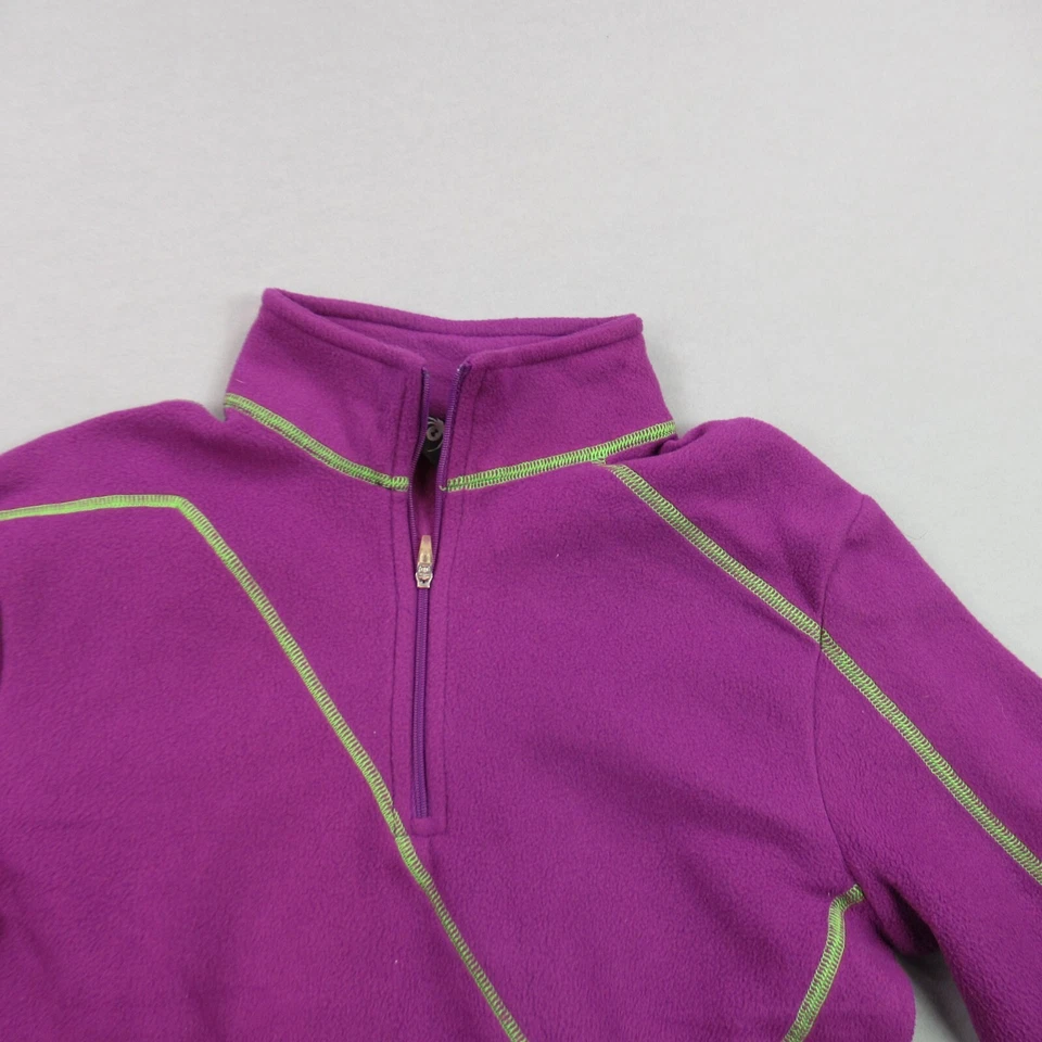 Suéter Spyder Mujer 6 Manga Larga Pullover 1/4 Rosa Polar Ligero Foto 2 de 4