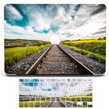 Railway Countryside Scene Hard Case For Macbook M3 Air 13 15 Pro 16 14 11 12 in