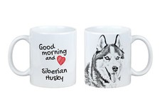 Tazza Siberian Husky Con Cane Buongiorno Art-Dog