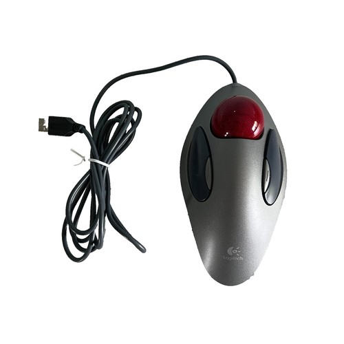 Logitech Trackman Marble Trackball Wired USB Mouse T-BC21, P/N 810