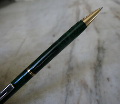 Stylo Bille Sheaffer Award Laqué Vert – Occasion Comme Neuf, Avec Recharge, Matière Acier