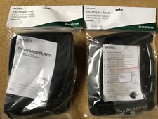 GENUINE Skoda Superb 2024-26 Mk4 Front & Rear Estate Mudflap 3P0075111 3P0075101