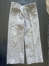 JANIE AND JACK Boys Gray Pants Size 5 with adjustable waist - Lined
