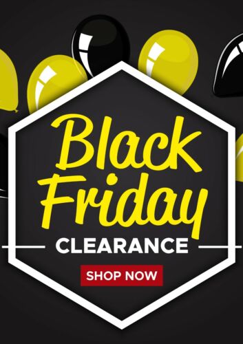 Insegna espositore poster vendita Black Friday impermeabile interno ed esterno pubblicità negozio - Foto 6 di 9