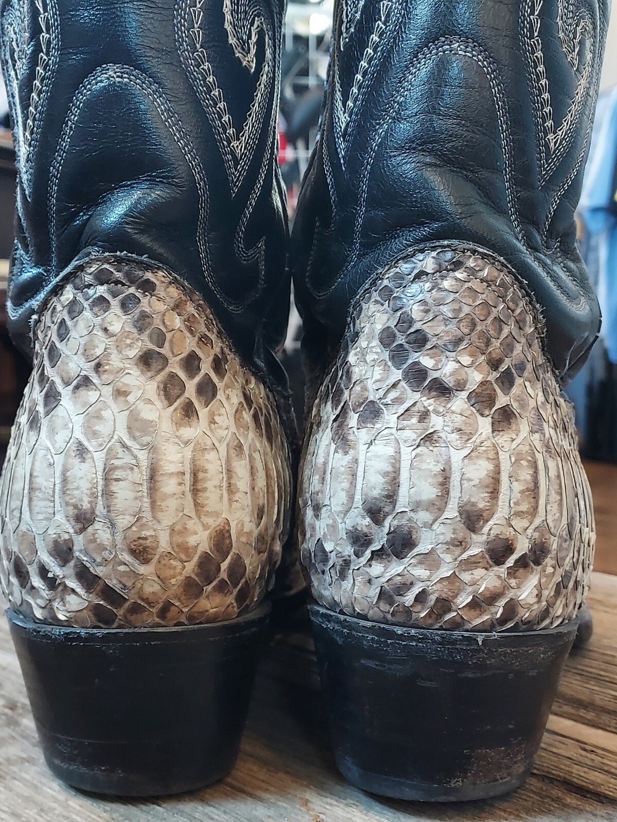 Genuine Python Cowboy Boots - image 10
