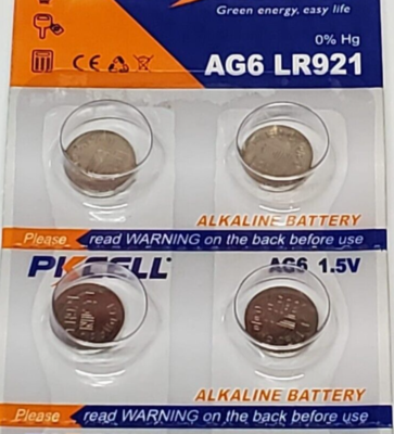 10 Batterie Alcaline A Bottone AG6 370 371 LR921 LR69 - Foto 9