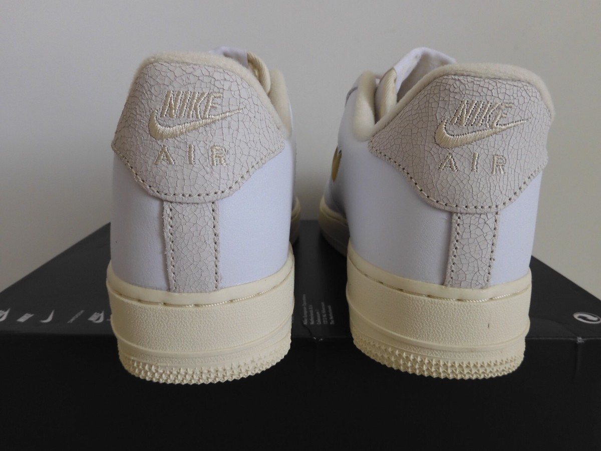 MENS NIKE AIR FORCE 1 07 LX WHITE-PALE VANILLA SZ 8.5