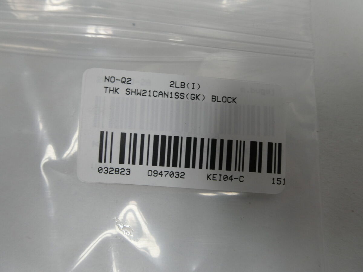 Thk SHW21CAN1SS(GK) Linear Guide Bearing Block 59mm X 68mm Thk SHW21CAN1SS(GK) Linear Guide Bearing Block 59mm X 68mm