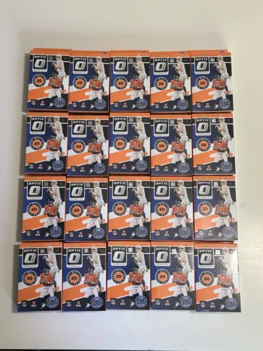 💥(20X) 2021 Panini Optic Football Hanger Box *New & Sealed* DOWNTOWN HUNTING 💥