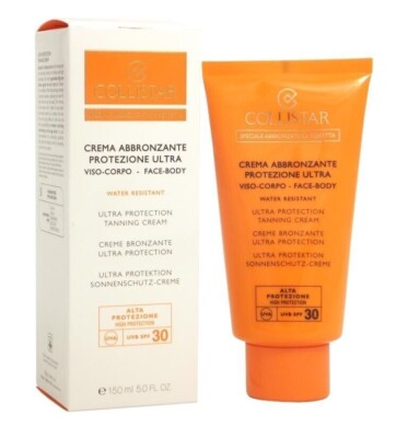 COLLISTAR BRÄUNUNGSCREME SCHUTZ ULTRA SPF 30 FÜR KÖRPER UND GESICHT 150ml
