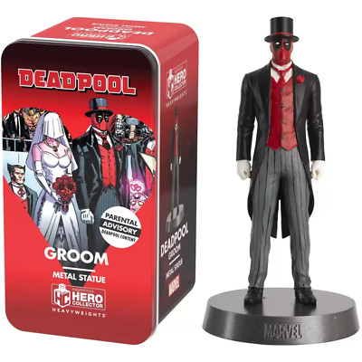 Marvel Comics Heavyweights Deadpool Groom Figurine Hero Collector Film Eaglemoss