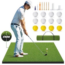Golf Hitting Mat,Golf Mat for Practice Indoor/Outdoor, High-Elasticity Artifi...