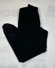 Vintage Roffe Snow Skii Pants Black Wool Blend Women  s Size 14R Stirrups