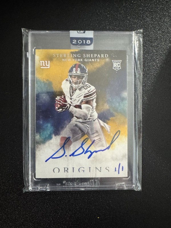 2016 Origins - Rookie Autographs Sterling Shepard 1/1 Panini Honors (AU, RC)