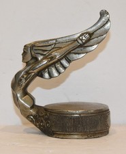 1928 Essex Hudson Flying Winged Goddess Vintage Brass Radiator Cap Ex Threads 1928 Essex Hudson Flying Winged Goddess Vintage Brass Radiator Cap Ex Threads