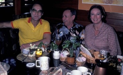 Actor Sid Caesar guests Gallery Hawaii Cruise March 29 1980 aboard- Old Photo 2