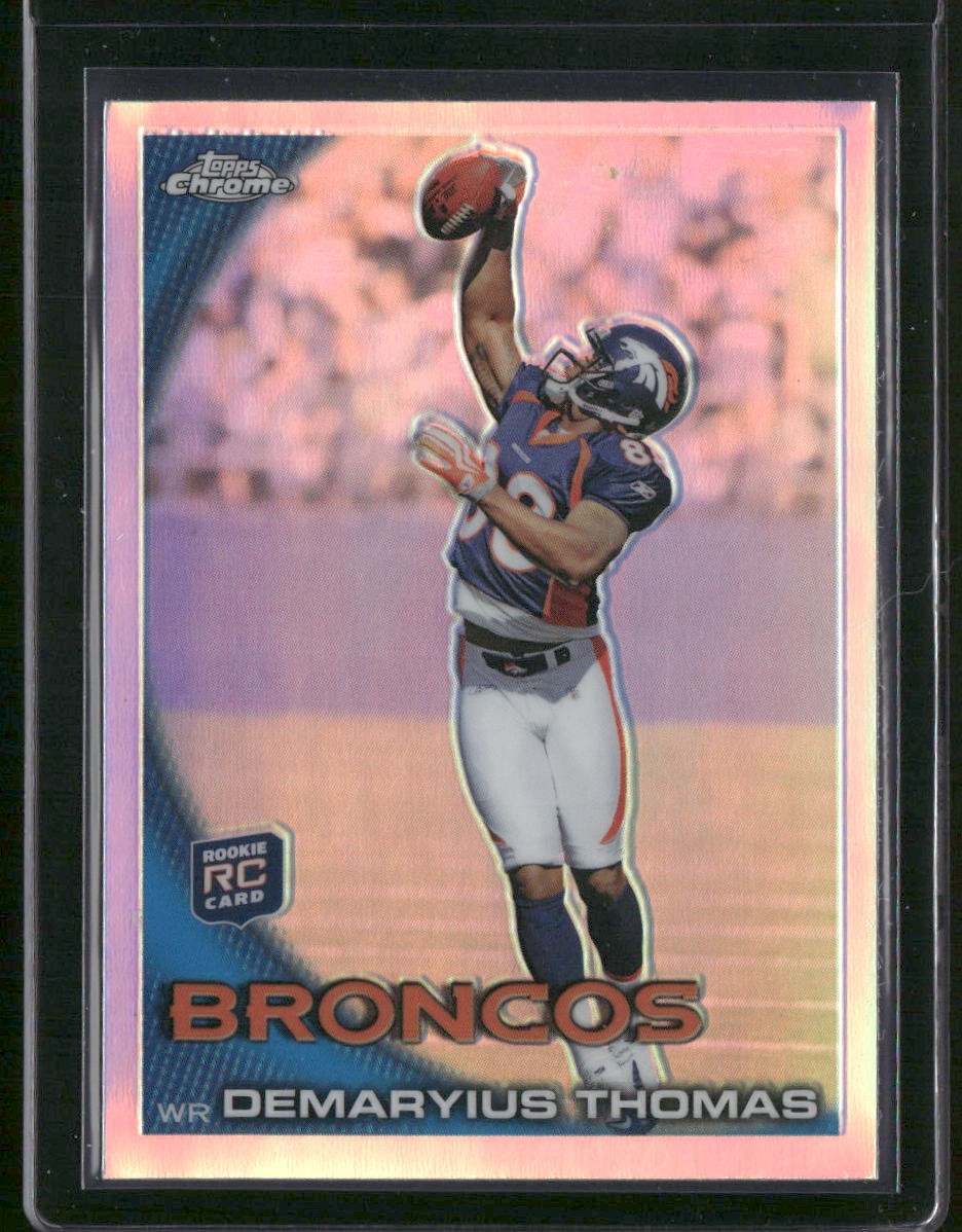 2010 Topps Chrome Demaryius Thomas #C110 Rookie Refractors