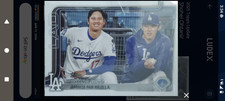 Topps Shohei Ohtani Kodai Senga Baseball Card Lot Dodgers Mets 2024 2025 Series