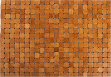 Bamboo Bath Mat, Bathroom Shower Rug, Wooden Toilet Doormats for Shower Doorstep