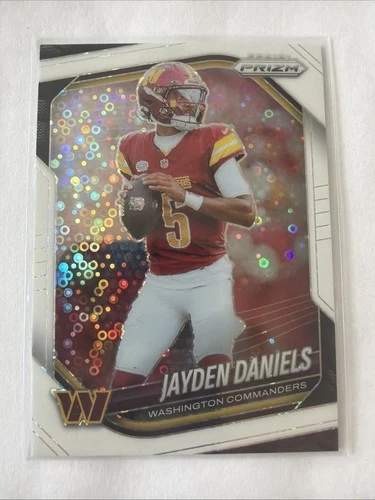 2025 Panini Prizm Jayden Daniels White Disco