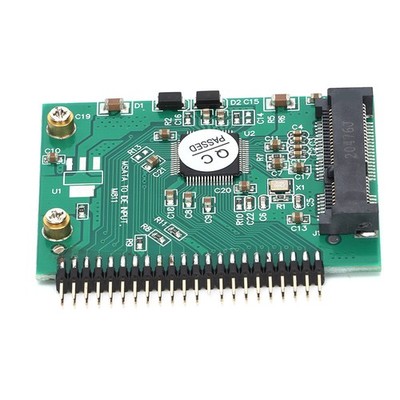 Converter Mini MSATA To 3.3V 44Pin 1.8in IDE PCI E SSD Hard Drive Adapter For