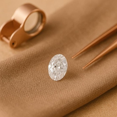 CERTIFIED 8.13 Carat Natural Diamond D Grade  OVAL CUT LOOSE VVS1/ 16 mm - 第 4/6 張圖片