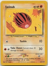 Swinub 57/64 Common Neo Revelation Pokemon Unlimited MP