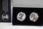 2021 Reverse Proof American Silver Eagle 2-Coin Set Designer Edition Set w/CoA