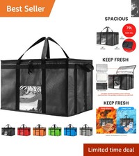 3XL Insulated Delivery Bag - Keeps Hot  Cold, Ideal for Grocery  Picnics