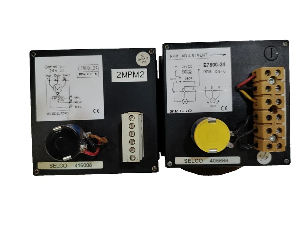 *USED TESTED* Selco E7800-24 Motorized Potentiometer E7800 - Image 2 of 3