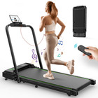Patbrela FT51 2 in 1 Foldable Walking Pad Treadmill with Handlebar, 2.5HP Motor,