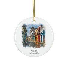 Cuba Ornament: Unique Cuba Souvenir, Cuba Xmas Decor, and Authentic Caribbean Gi