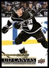 2018-19 Upper Deck UD Canvas Young Guns Jaret Anderson-Dolan Los Angeles Kings