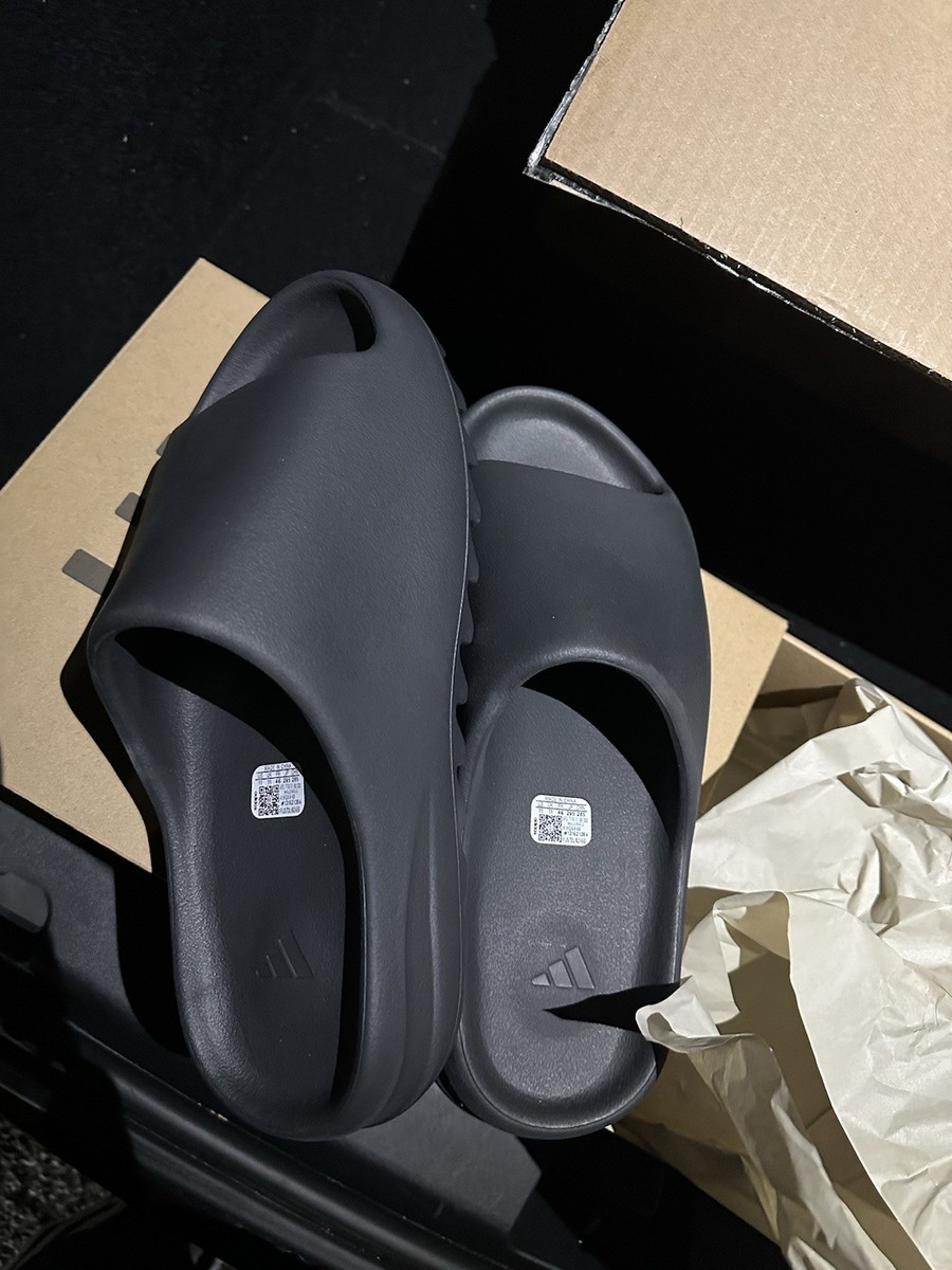 靴 YEEZY SLIDE ONYX US 8 26.0 Yeezy Slides 'Onyx' - Adidas - HQ6448 - onyx/onyx/onyx